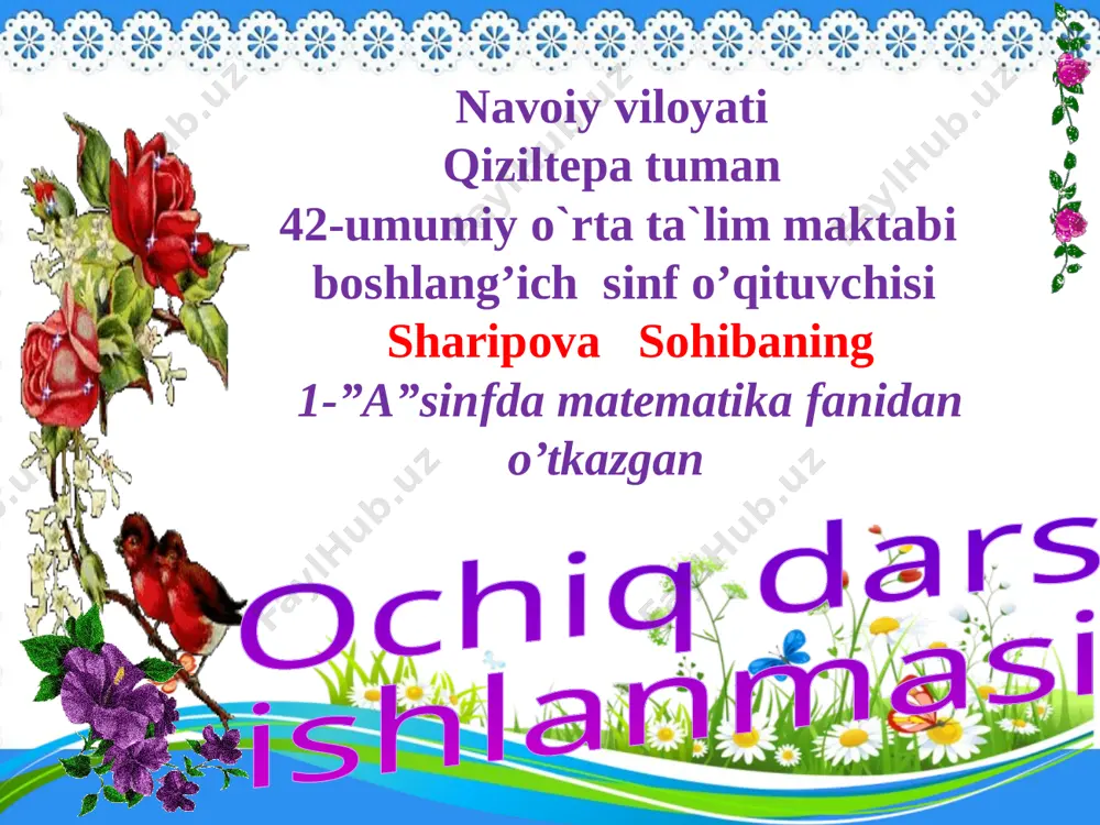 sharipova_sohibaning_1_”a”sinfda — PPTX