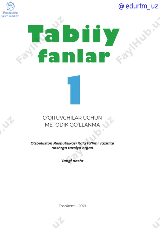 tabiiy fanlar 1_metodika_o'zbek — PDF