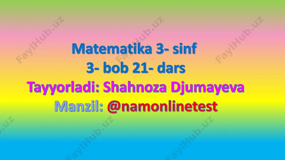 3- sinf matematika 3-bob — PDF