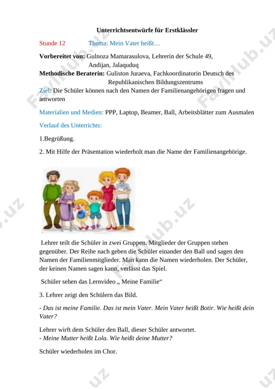 unterrichtsentwurf_ st.12 für erstklässler — DOCX