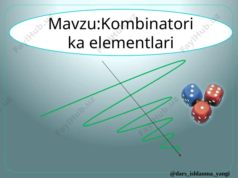 8-sinf algebra 88.kombinatorika elementlari 3+ — PPTX