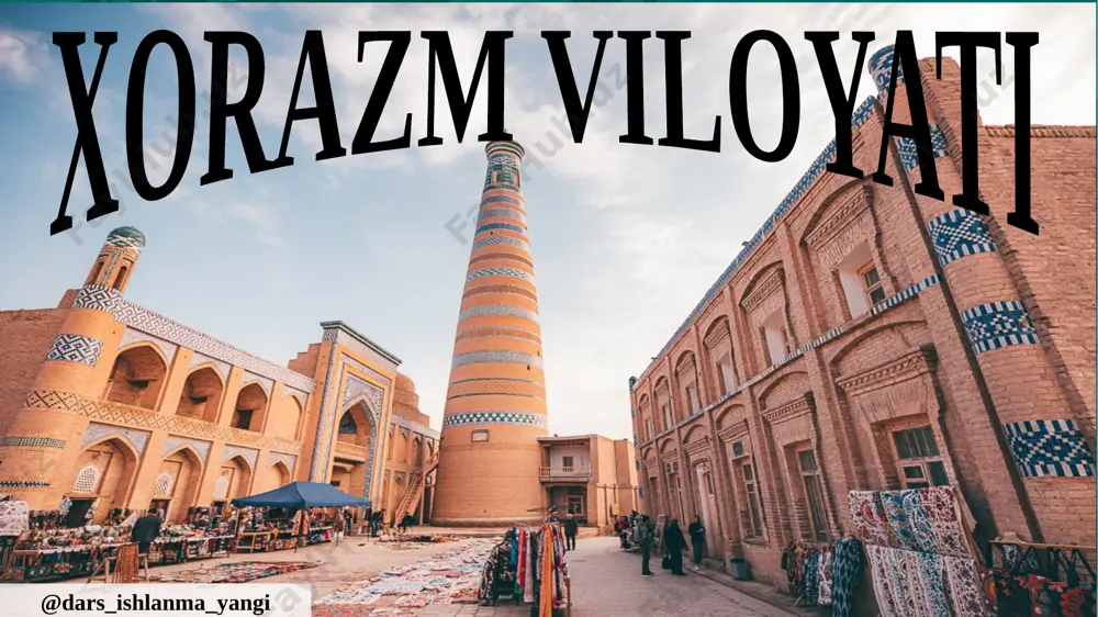 8-sinf geografiya 49.xorazm viloyati+ — PPTX
