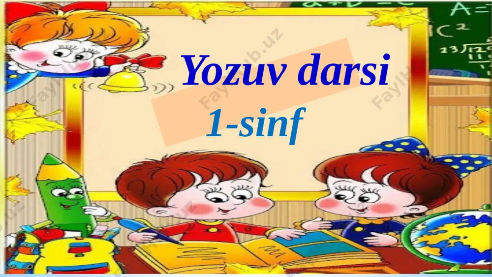 yozuv 3-dars — PPTX