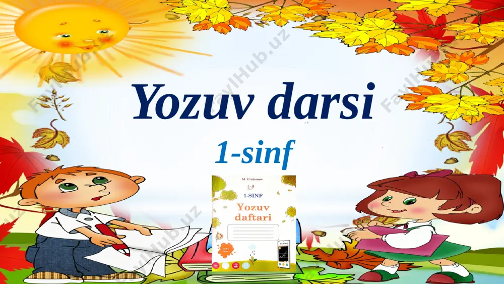 yozuv 2-darsi — PPTX