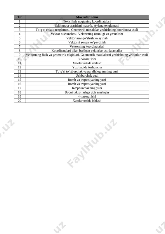 8-sinf geometriya 3-chorak @e_baza_ishreja — XLSX