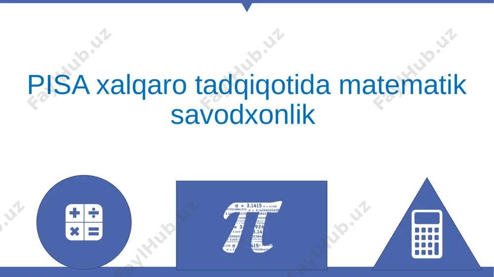 1-dars matematik savodxonlik — PPTX