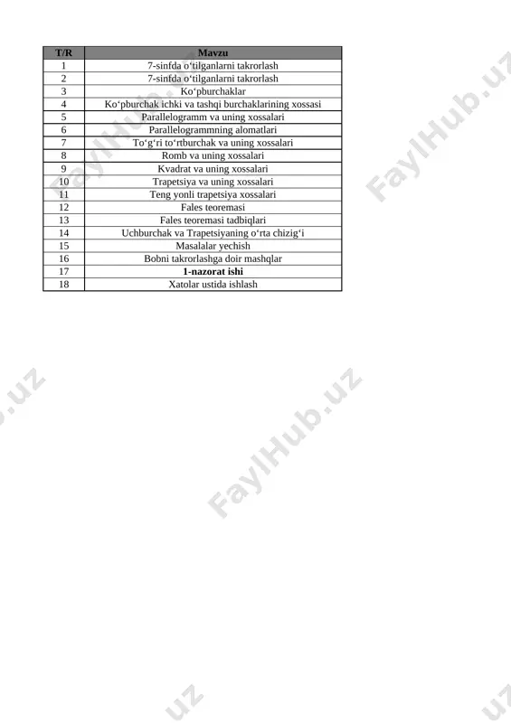 8-sinf geometriya 1-chorak @e_baza_ishreja — XLSX