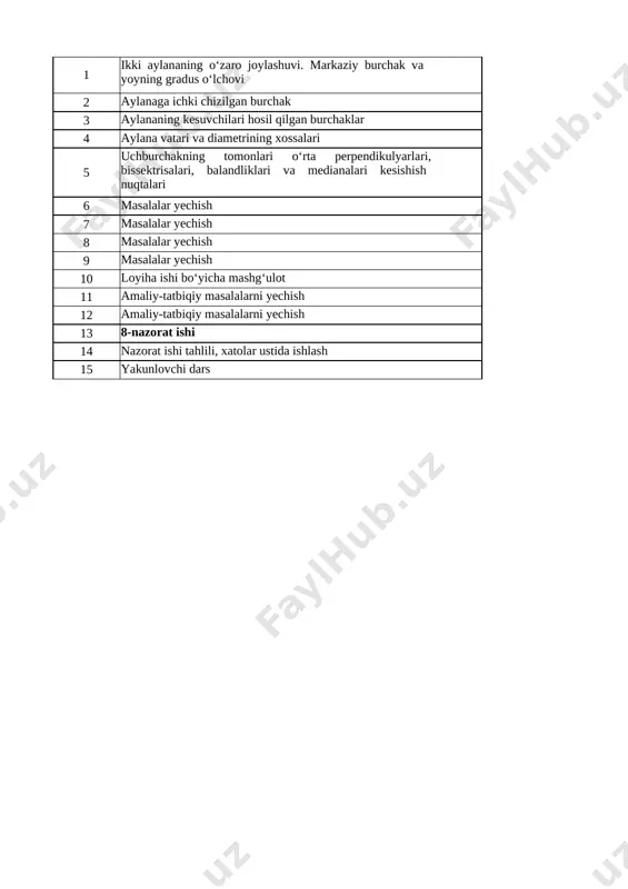 8-sinf-geometriya 4-chorak — XLSX