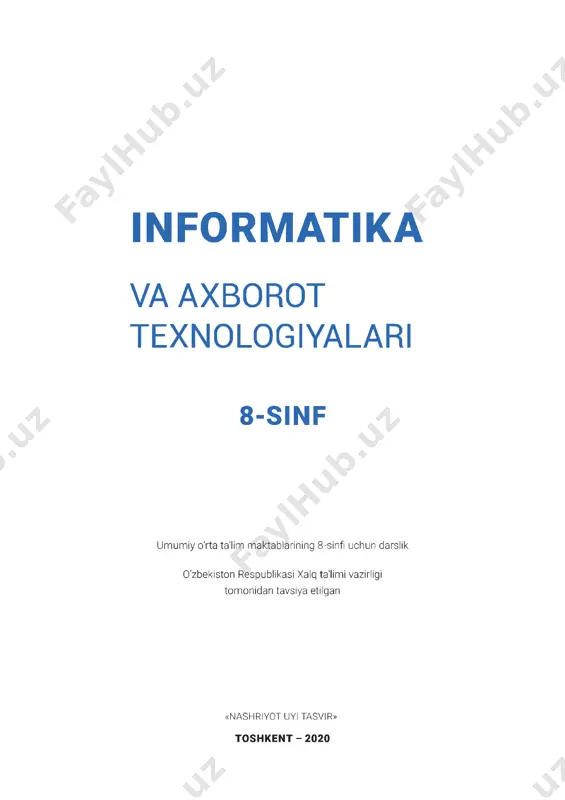 8-sinf informatika — PDF