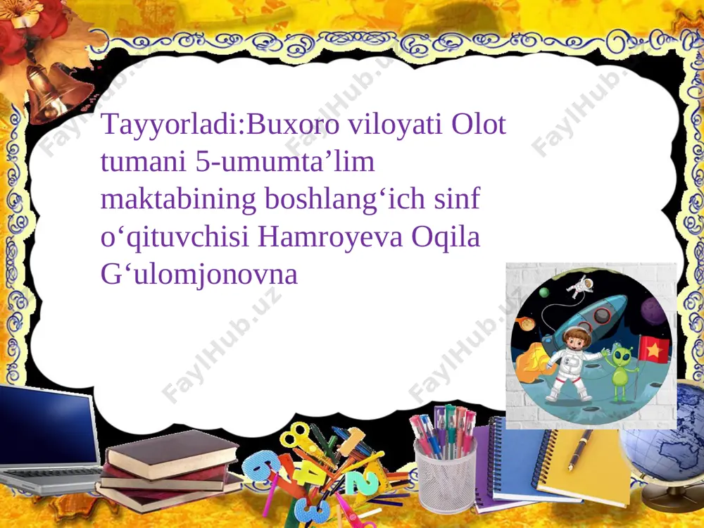 oy erdan kattami — PPT