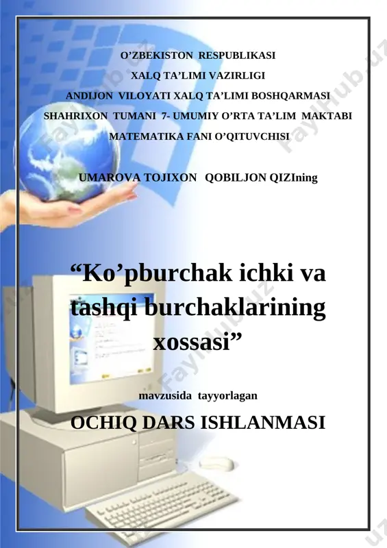 ko'pburchak — DOCX