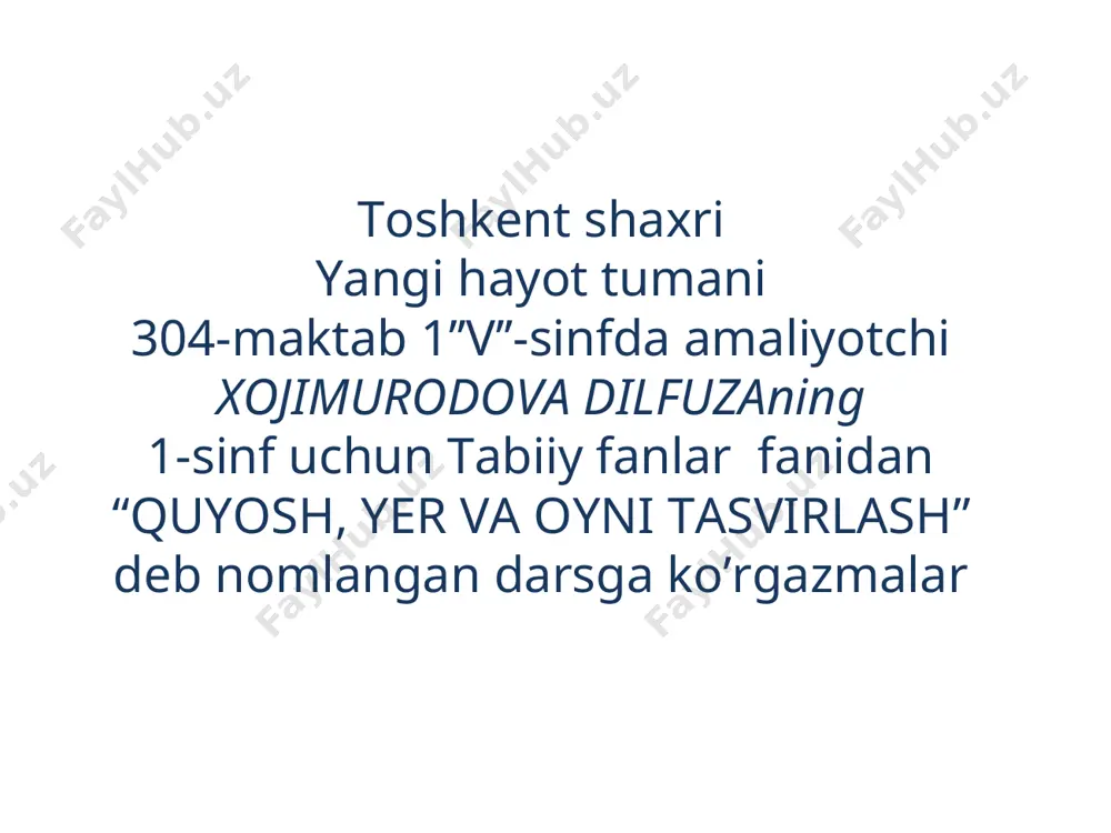 1_sinf_tabiiy_quyosh,_yer_va_oyni_tasvirlash_ko'rgazma_3_chorak — PPT