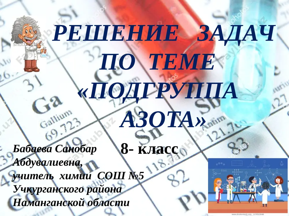 reshenie_zadach_po_teme_gruppa_azota — PPTX