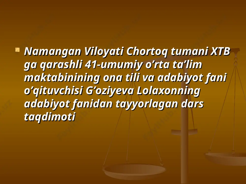 "chinor" romani — PPT
