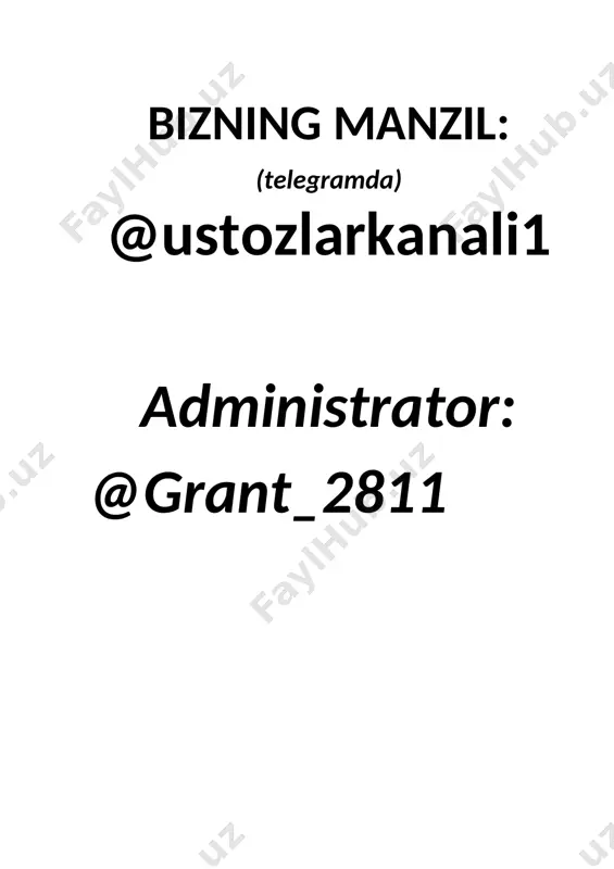 @ustozlarkanali1_ingliz tili_8-sinf_choraklik test — DOCX
