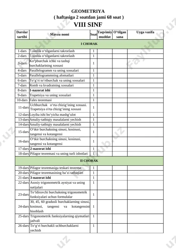 8-sinf geometriya — DOCX
