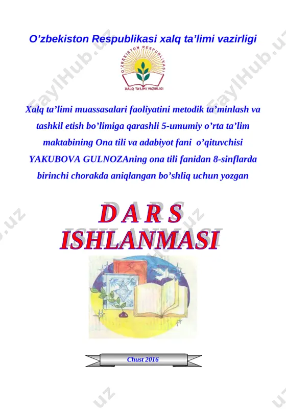 8 so’z birikmasida so’zlarnng o’zaro birikish usullari — DOC
