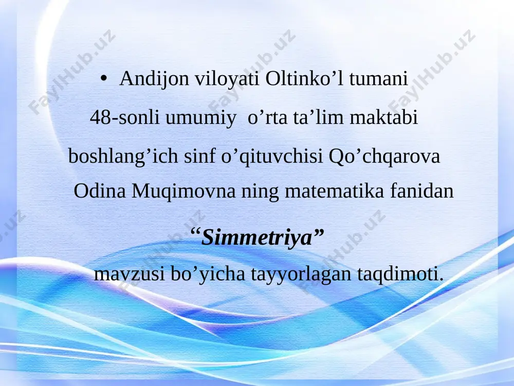 simmetriya — PPTX
