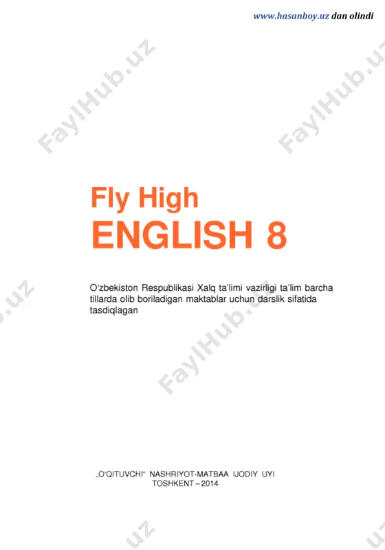 ingliz tili 8 darslik — PDF