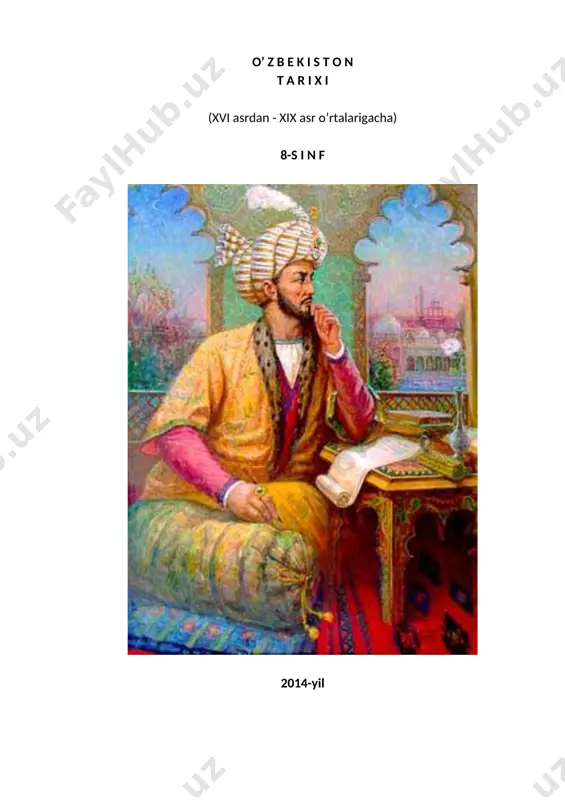 8 o'zbek tarix yangi shaklda — DOCX