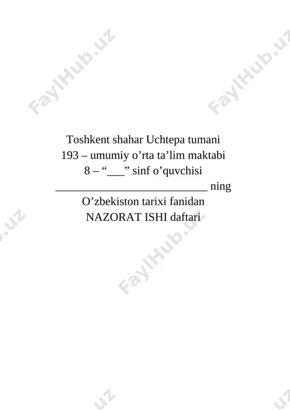 8 o'zbek — DOCX