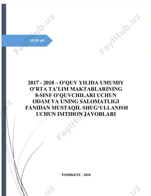 8-sinf biologiya javob — PDF
