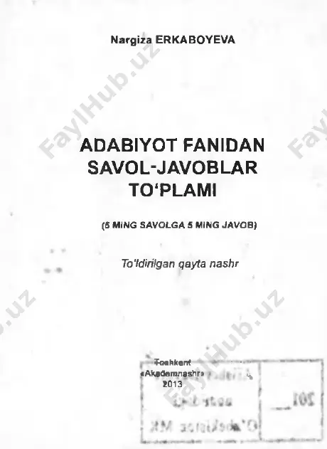 5000 savolga 5000 javob — PDF