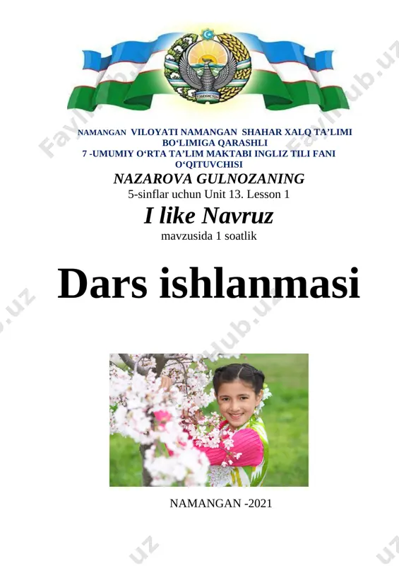 5-sinf 13. i like navruz(1) — DOCX
