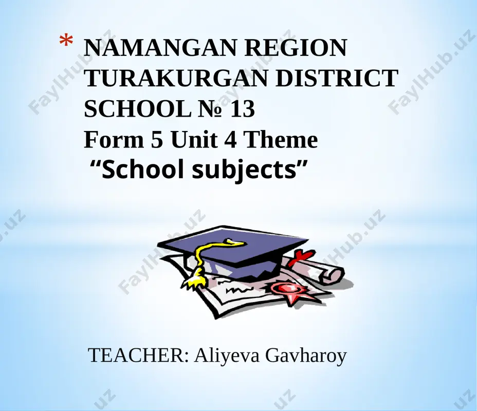 aliyeva gavharoy taqdimoti — PPTX