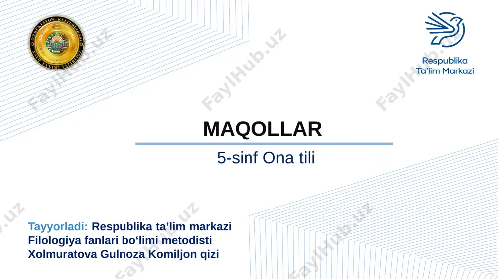 ona tili slaydi 5-sinf (2) — PPTX
