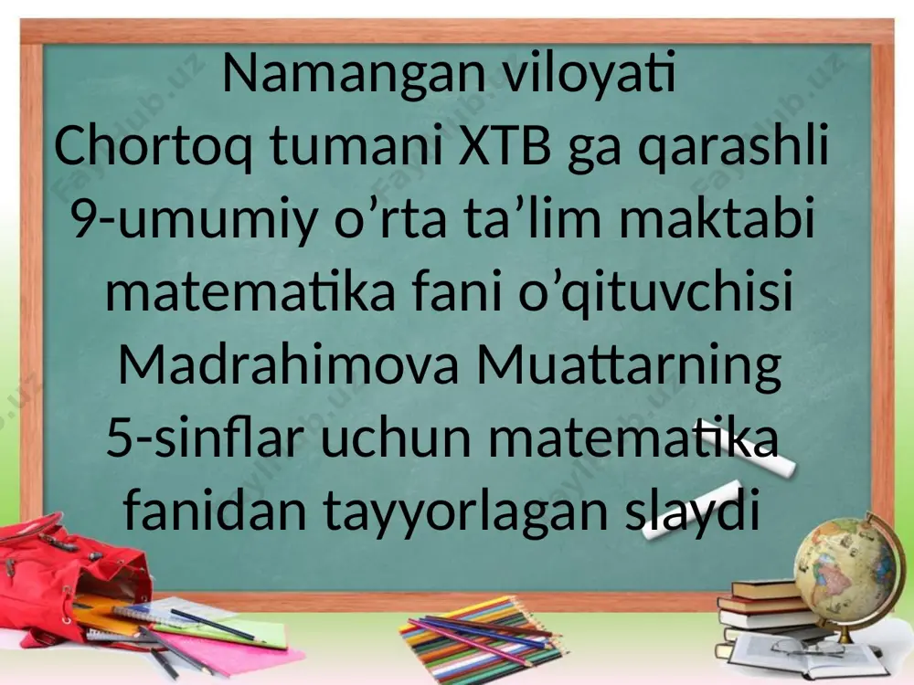 madrahimova muattar — PPTX