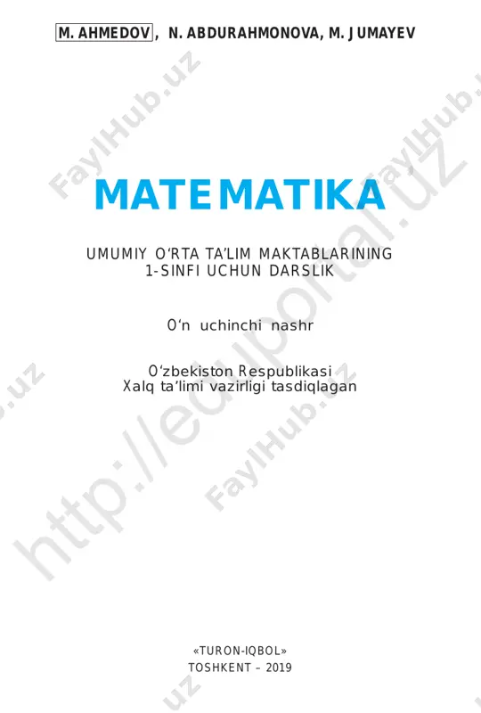 matematika_1_uzb — PDF
