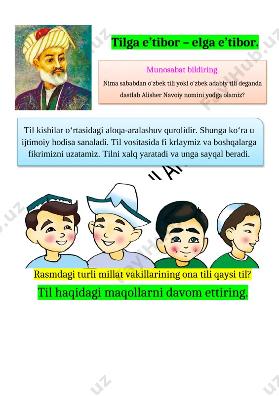 5-ona tili ko'rgazmasi 2020 — DOCX