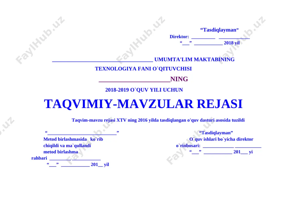 5_9_yigit_texnologiya_ish_reja_@ — DOCX