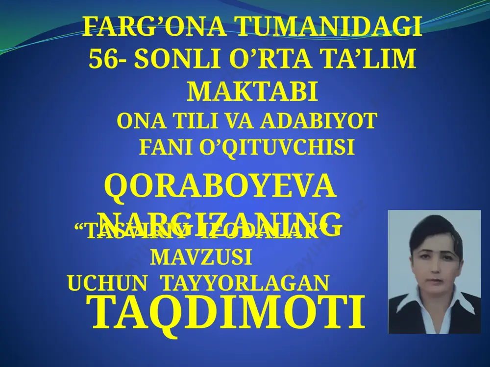 taqdimot — PPTX