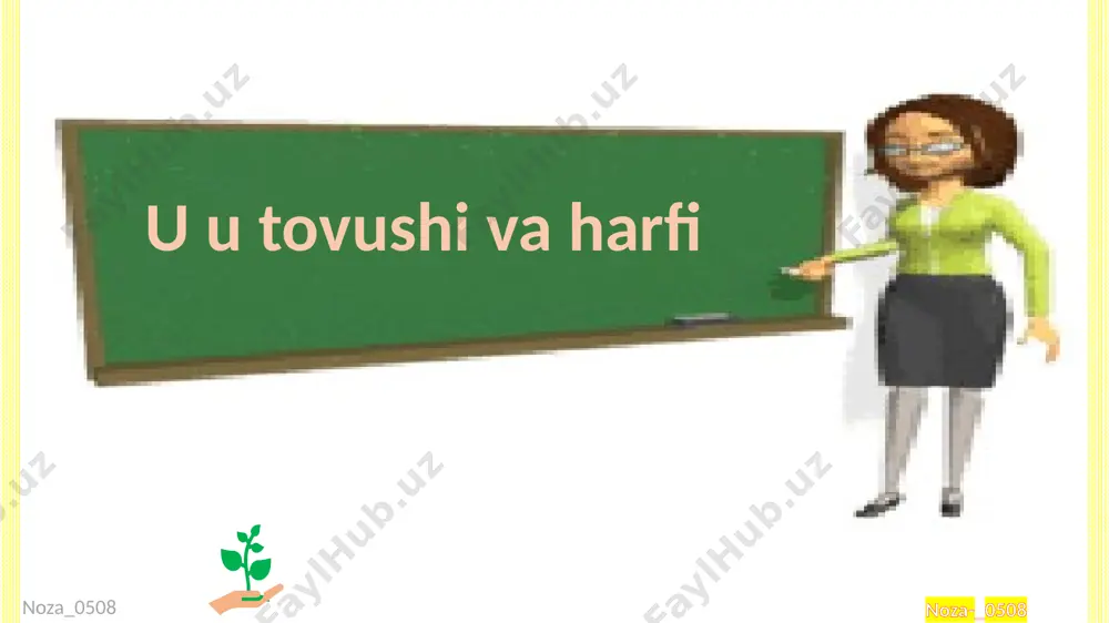 u harfi alifbe — PPTX