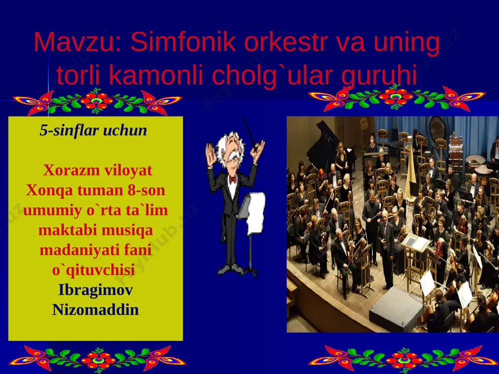 5- sinf musiqa prezentatsiya — PPT