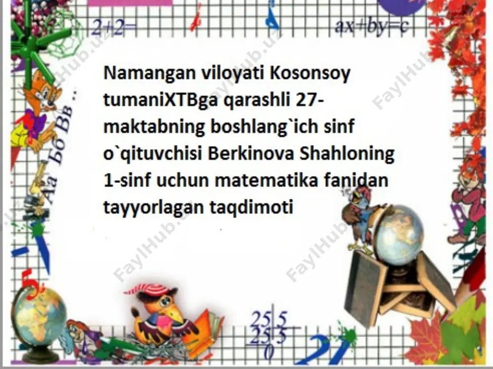 berkinova shahlo — PPT