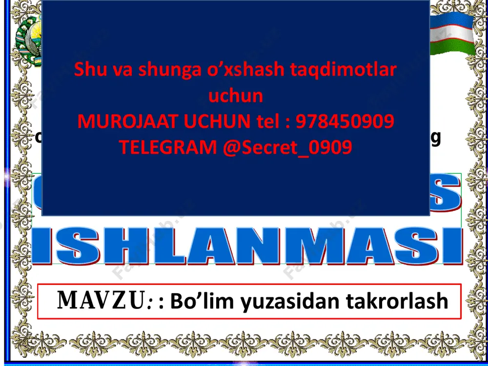 1_sinf_o'qish_3_chorak_bo'lim_yuzasidan_takrorlash_2 — PDF