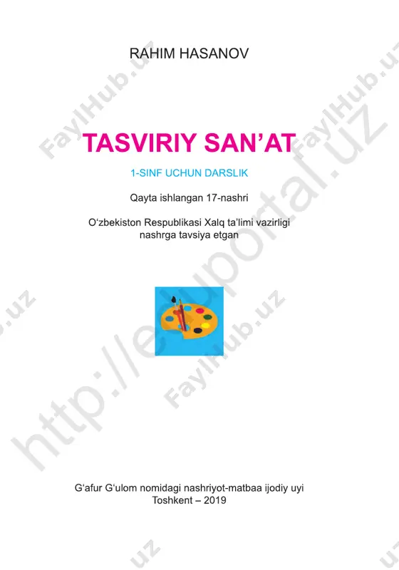 @kitob_darsliklar 1-sinf tasviriy san'at — PDF