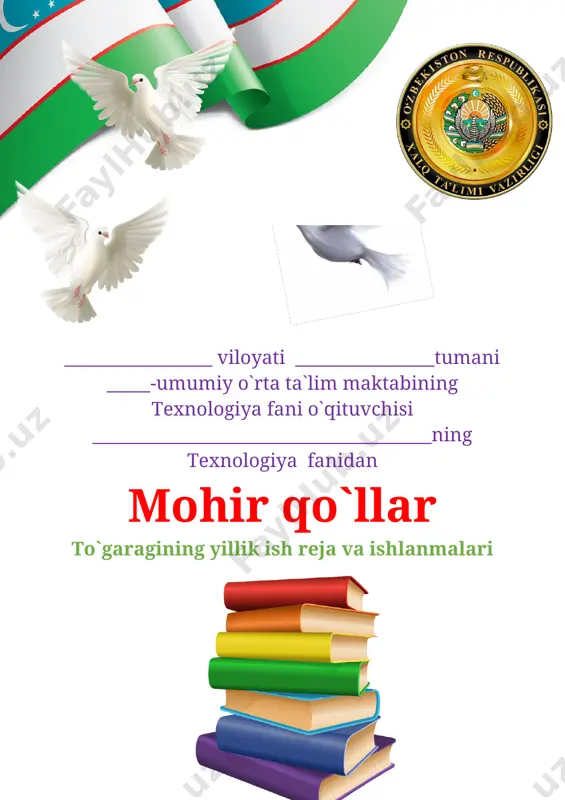 1_4_sinf_mohir_qo`llar_texnologiya_boshlang`ich_to`garak_2020_2021 — DOCX