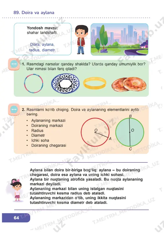 matematika 3 sinf darslik 89-93 — PDF