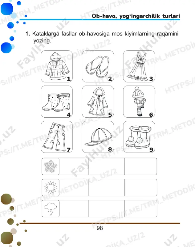 tabiiy fanlar 3 sinf daftar 25-28 dars — PDF
