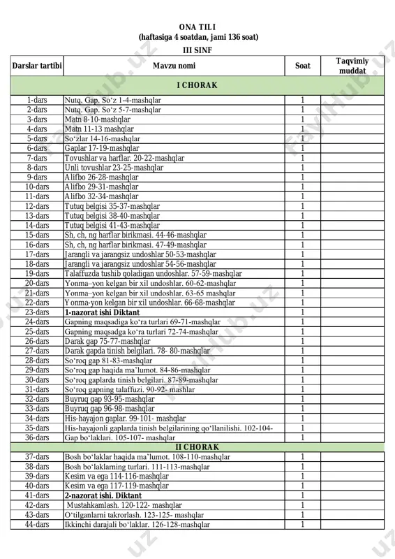 ona tili 3-sinf — PDF