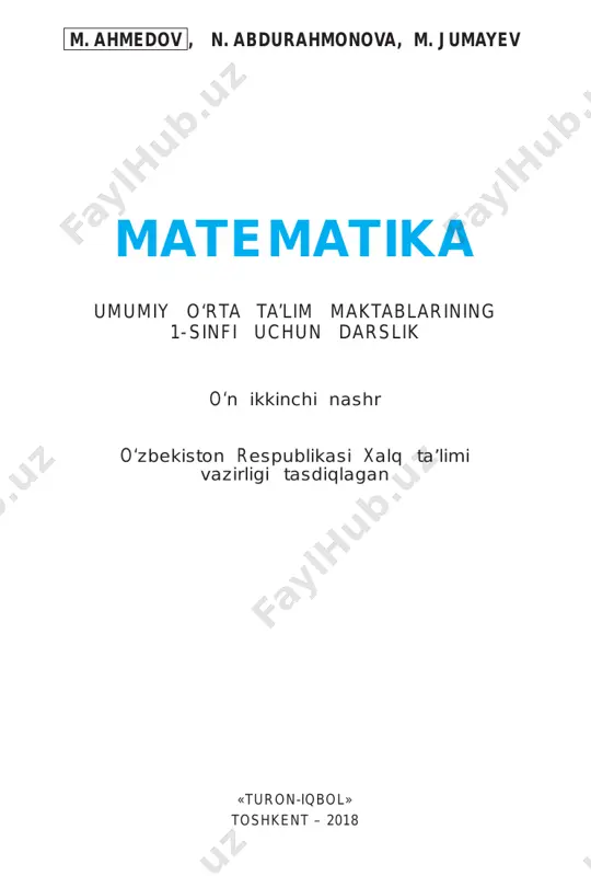 matematika_1_uzb — PDF