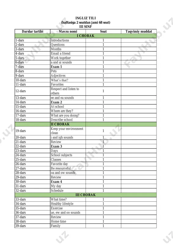 3-sinf ingliz — PDF