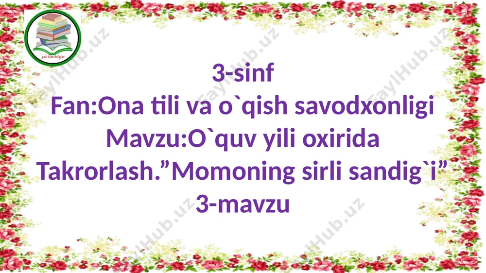 3-s.momoning sirli sandig`i.3-m — PPTX
