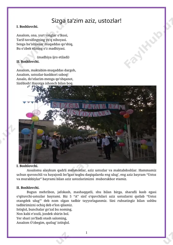 ustoz va murabbiylar kuni — DOC