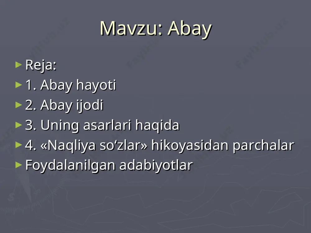 abay — PPT