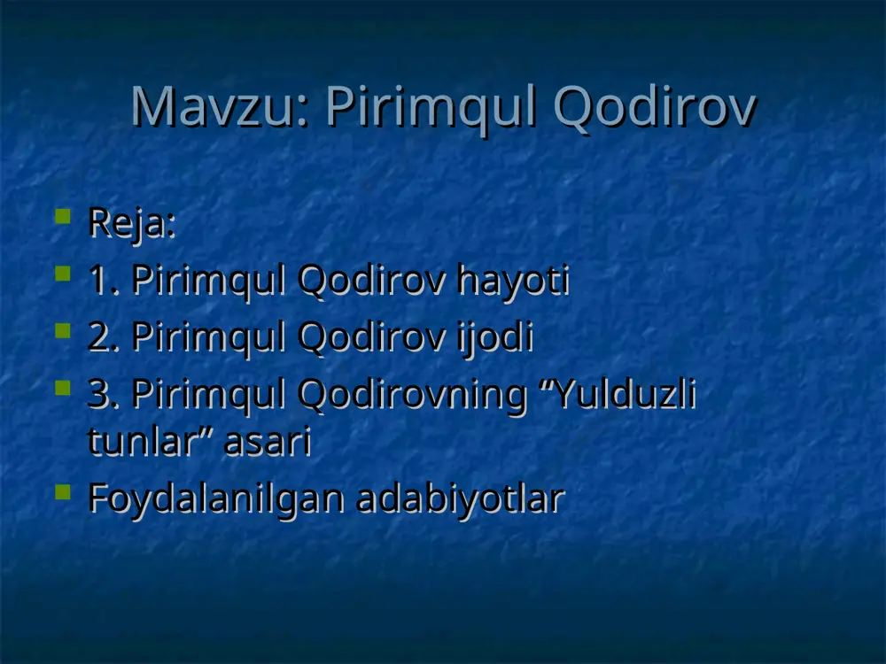 p.qodirov — PPT